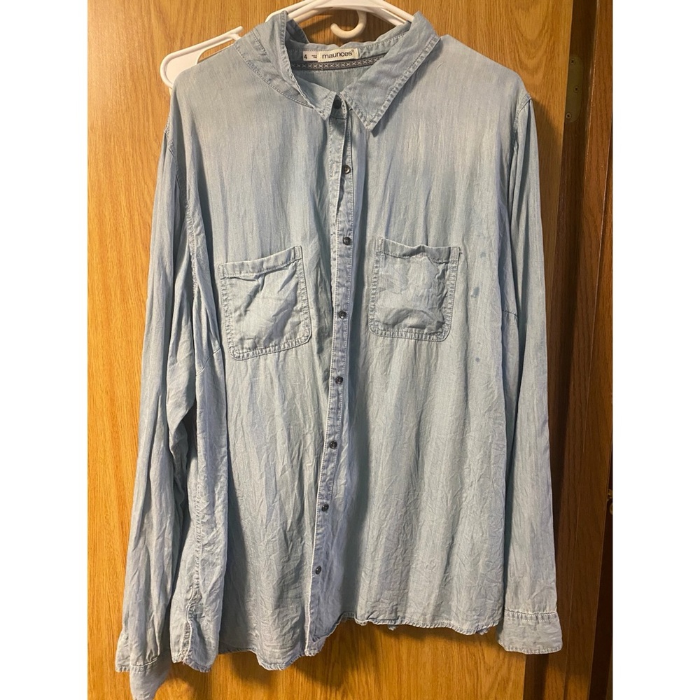 Maurice’s 4XL denim shirt